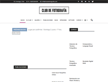 Tablet Screenshot of clubdefotografia.com